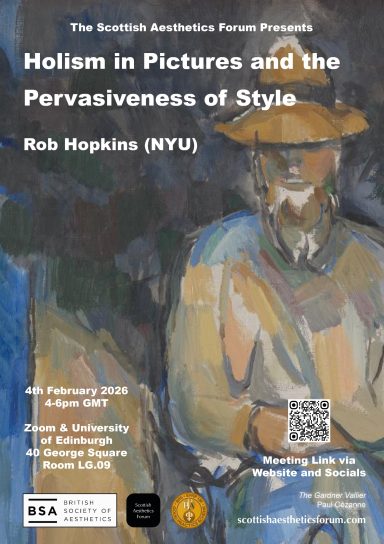 Poster for a lecture on holism in pictures by Rob Hopkins.
